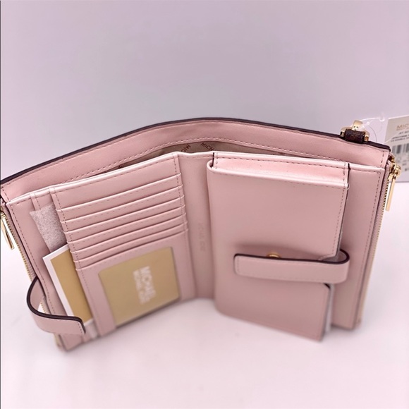 Michael Kors DoubleZip Wallet Wristlet Phone Case - Picture 4 of 5